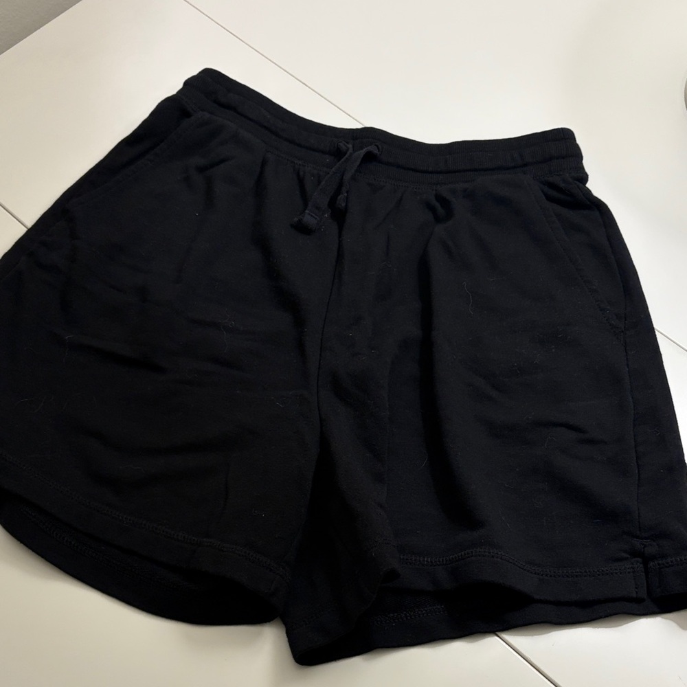Old Navy Cotton Blend Mid Length Drawstring Shorts